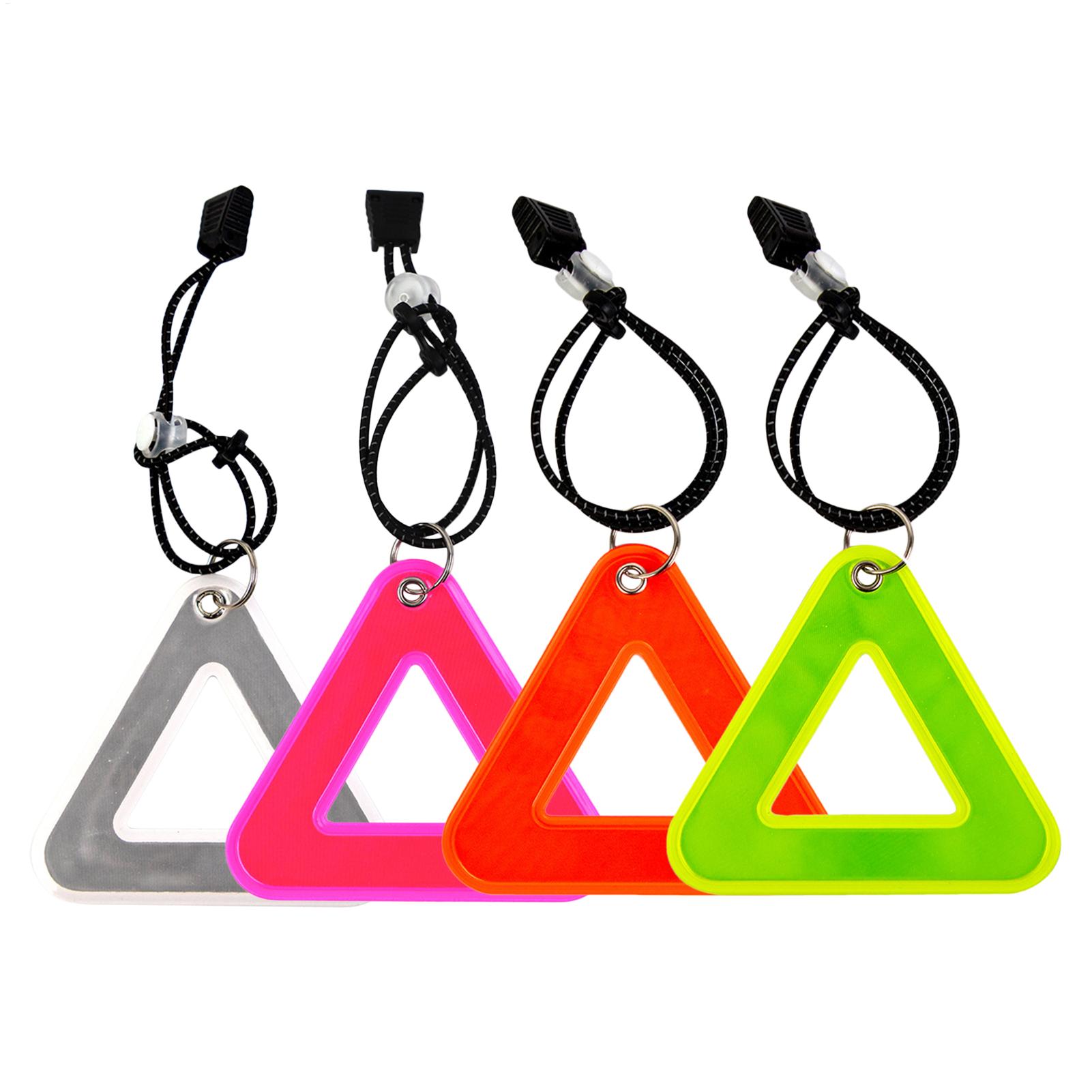 Running Visibility Gear - Yansıtıcı Kolyeler Yüksek Görünürlüklü Üçgen Güvenlik