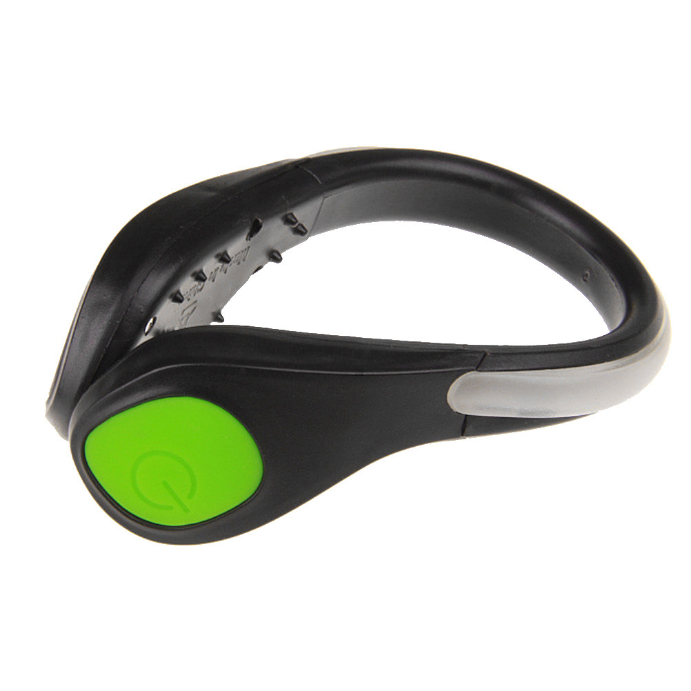 Running Gear Green - 1 adet LED flaş ayakkabı klipsi