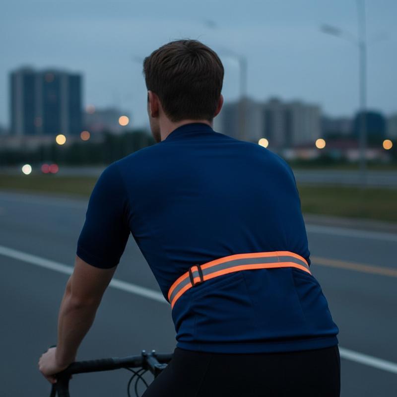 Running Visibility Gear - Koşu İçin Ayarlanabilir Elastik Yansıtıcı Kemerler