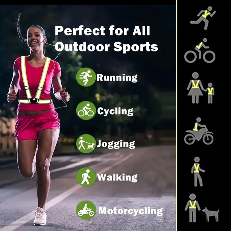 Yansıtıcı Yelek Koşu Ekipmanı, - Running Visibility Gear incelemesi ve fiyatı