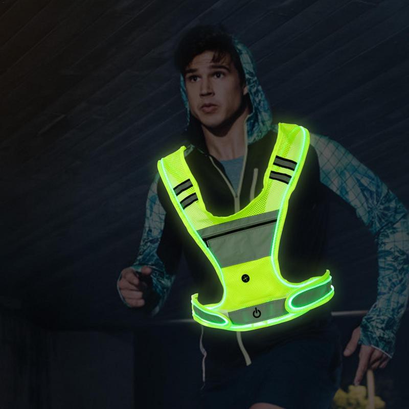 Led Light Up koşu atleti ön ış - Running Visibility Gear incelemesi ve fiyatı